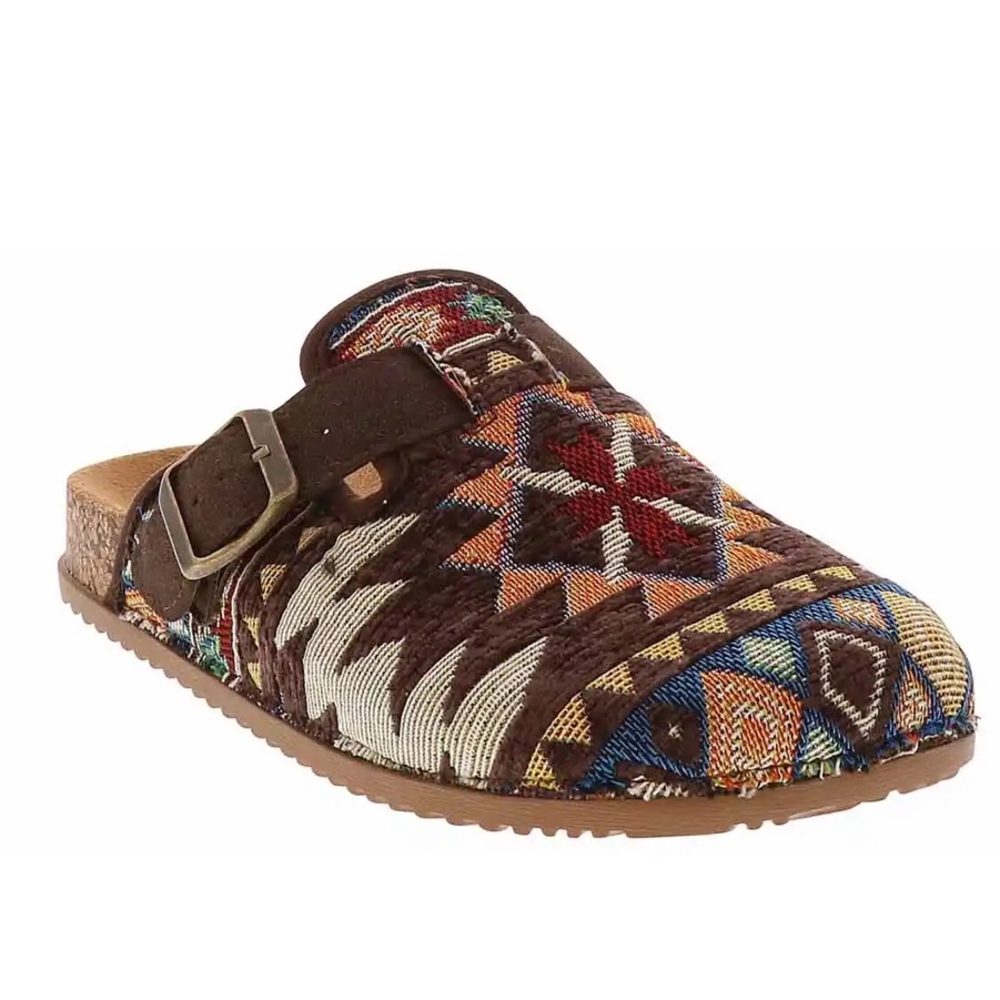 NWOT Dirty Laundry Women's Colorful Clog 𖤓 Slide On Shoes. - Picture 5 of 9